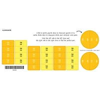 Peel And Stick Name Labels Mini - Yellow