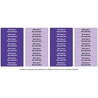 Étiquettes Personnalisées Mini - Mauve