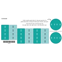 Peel And Stick Name Labels Mini - Turquoise