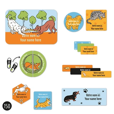 Essentials Name Labels - Animals