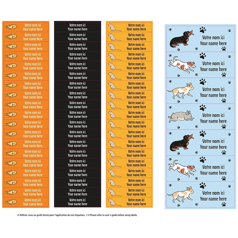 Essentials Name Labels - Animals