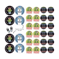 Essential Name Labels - Cactus