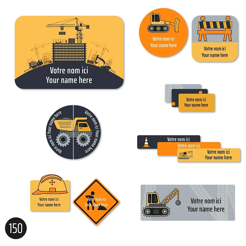 Essential Name Labels - Trucks