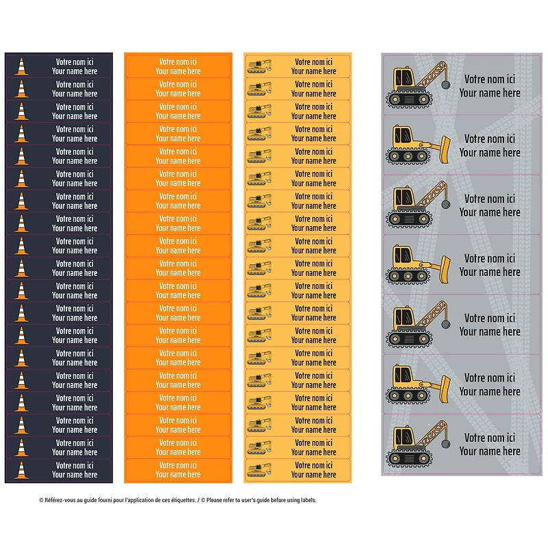 Essential Name Labels - Trucks