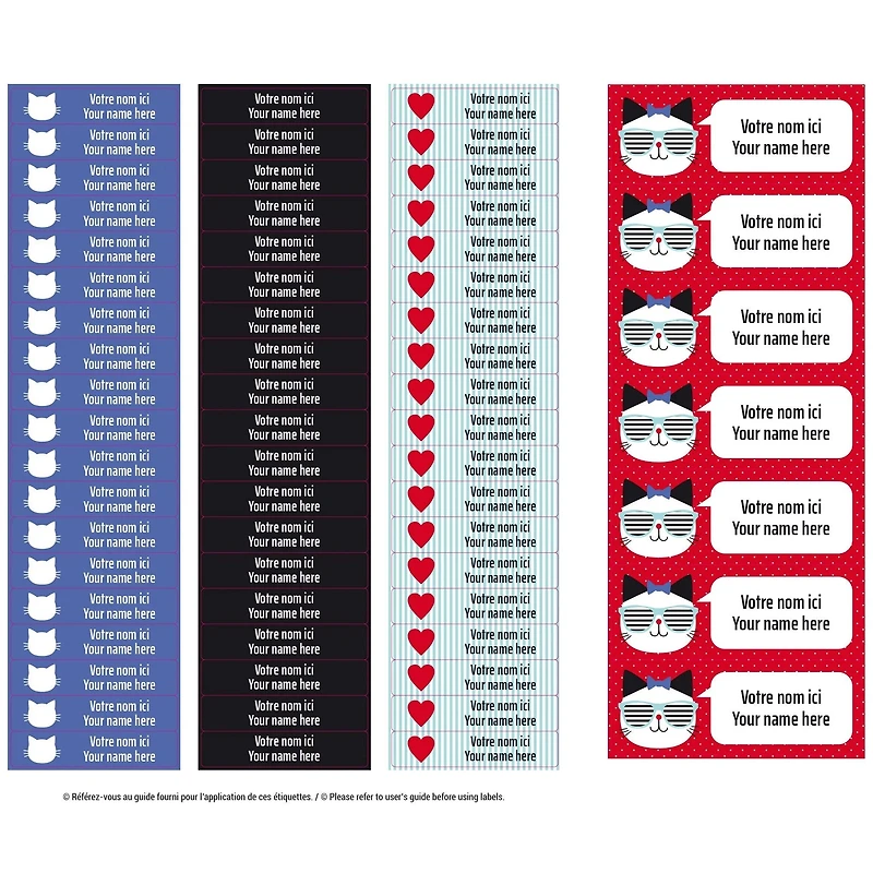 Étiquettes Essentiel - Chats