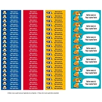 Étiquettes Essentiel - Chiens bleu