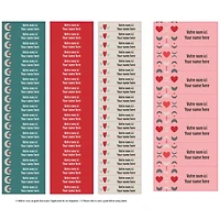 Essential Name Labels - Hearts
