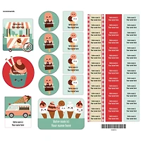 Peel And Stick Name Labels – Ice Cream