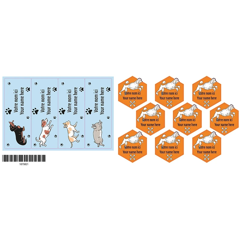 Starter Name Labels