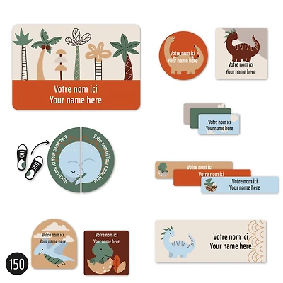 Essential Name Labels - Dinos