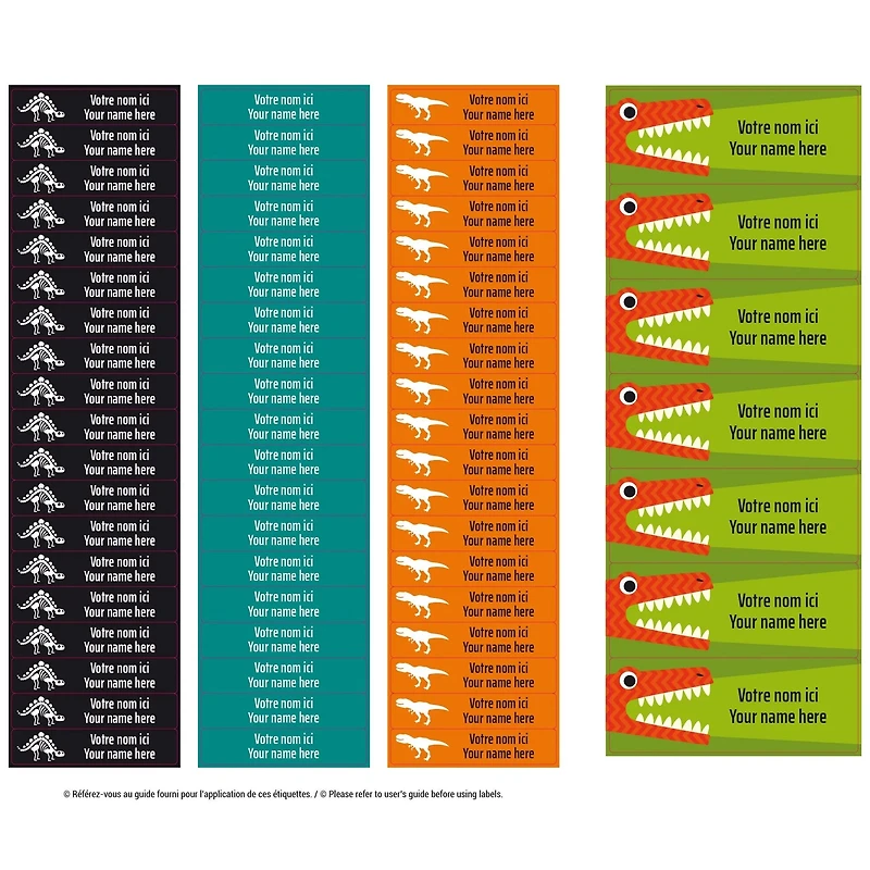 Essential Name Labels – Dinosaurs