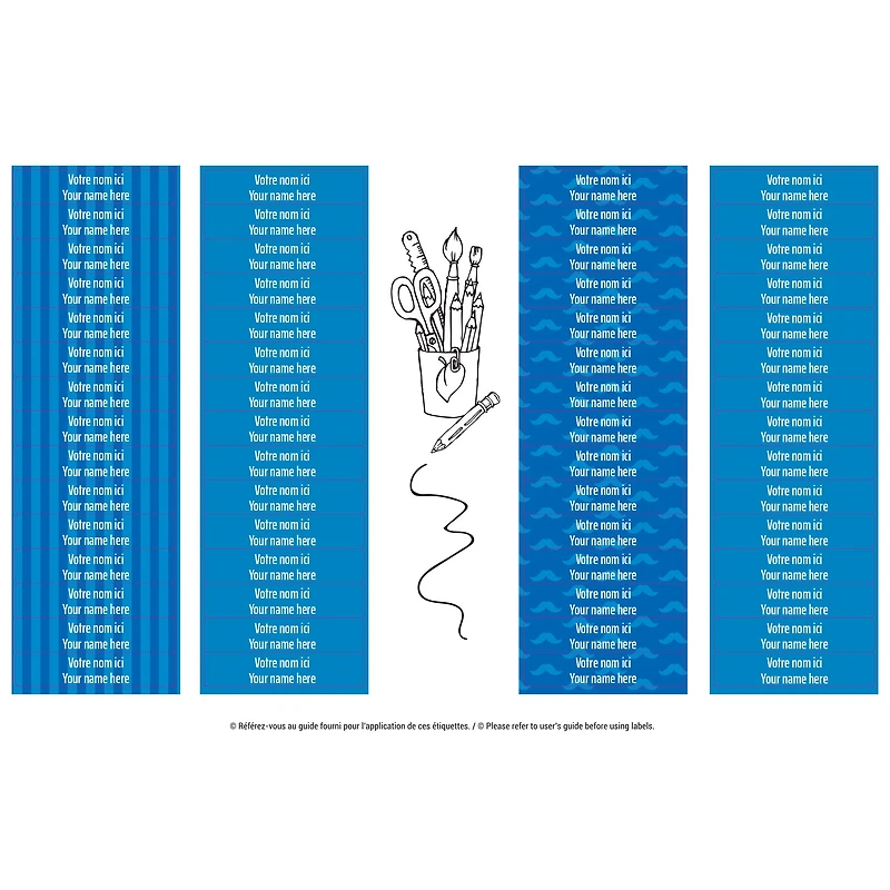 Essential Name Labels – School