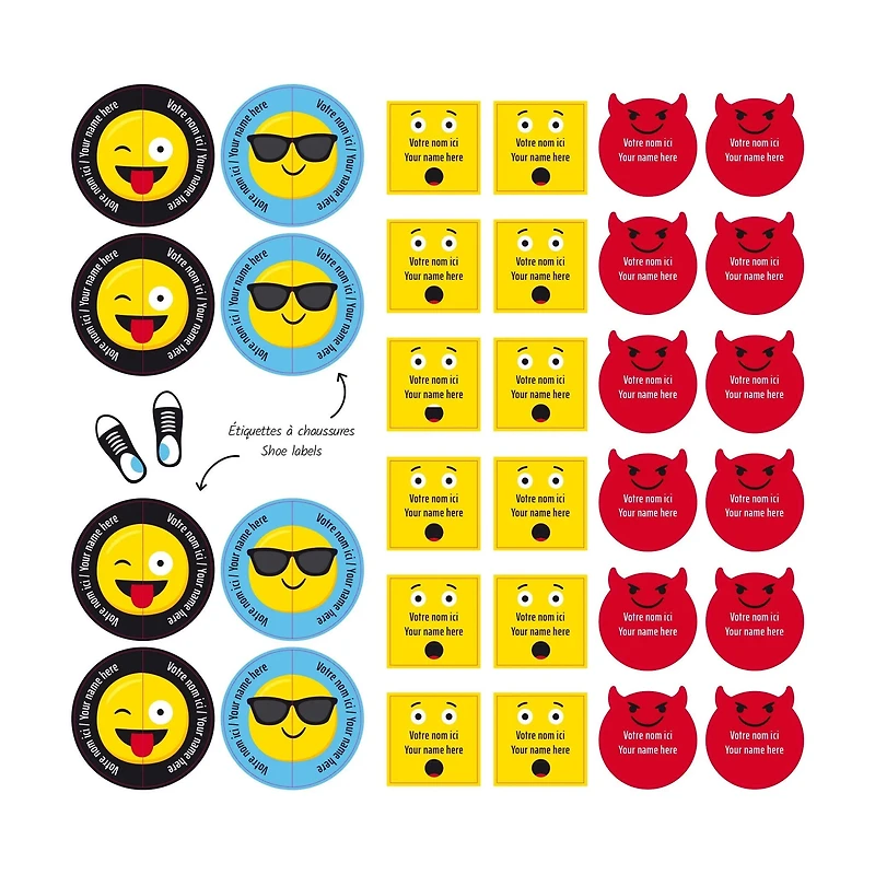 Étiquettes Essentiel - Émojis
