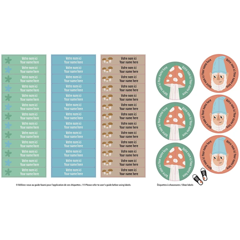 Daycare Name Labels