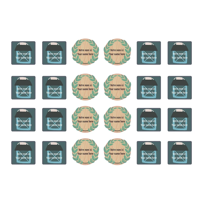 Daycare Name Labels
