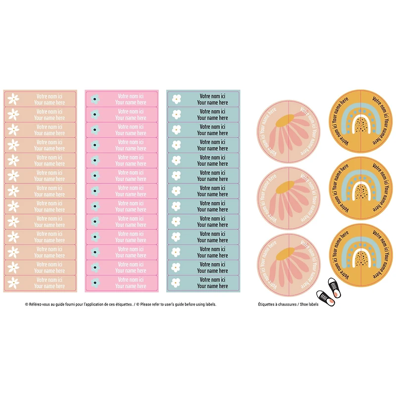Daycare Name Labels - Unicorn Lexie