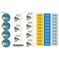 Daycare Name Labels - Little Wolf