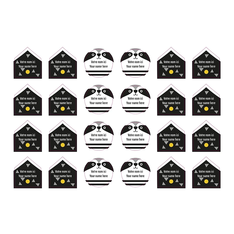 Daycare Name Labels - Scandinavia