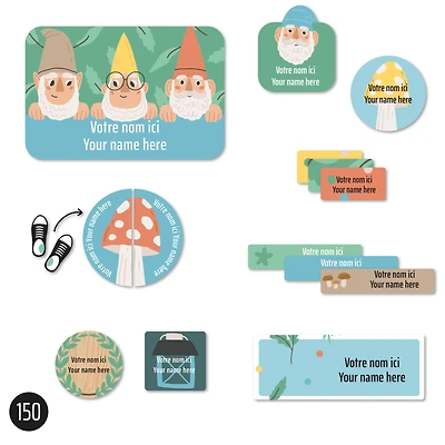 Essential Name Labels - Gnome