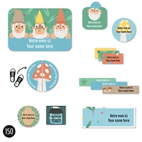 Essential Name Labels - Gnome