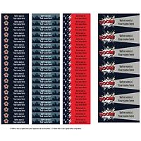 Essential Name Labels - Super heros