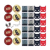 Essential Name Labels - Super heros