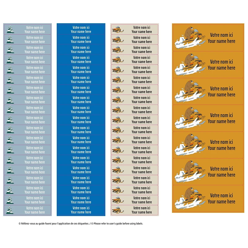 Essential Name Labels - Skidoo