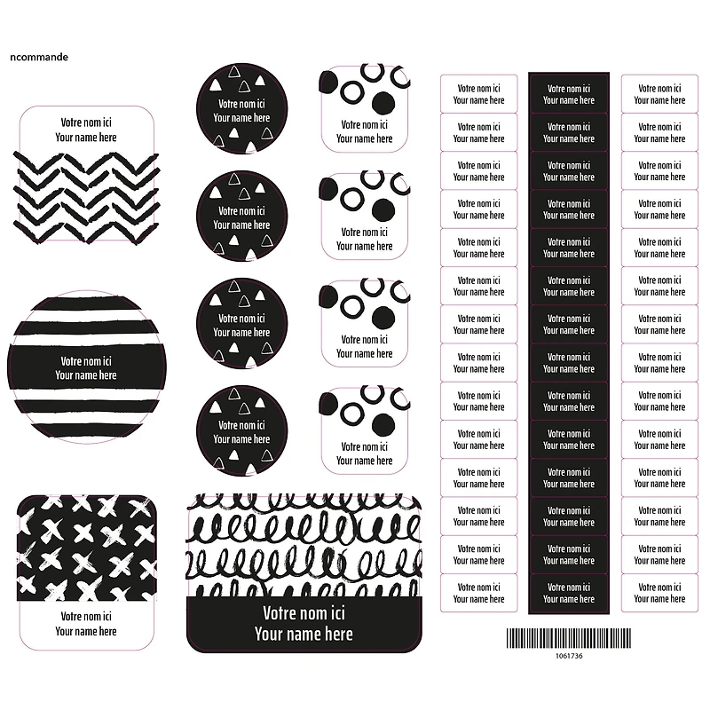 Essential Name Labels