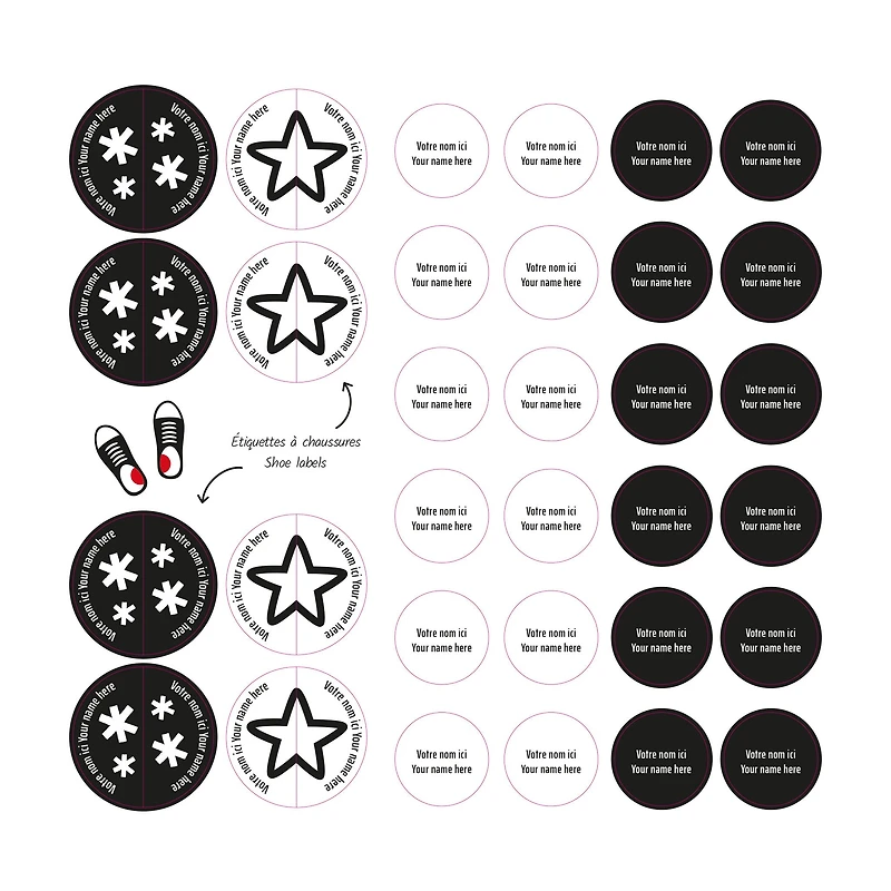 Essential Name Labels