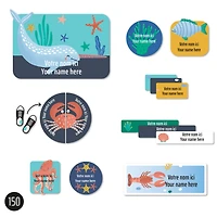 Essential Name Labels - Ocean