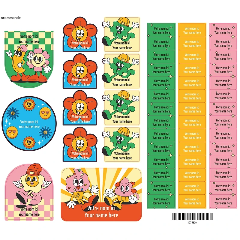Essential Labels - Retro
