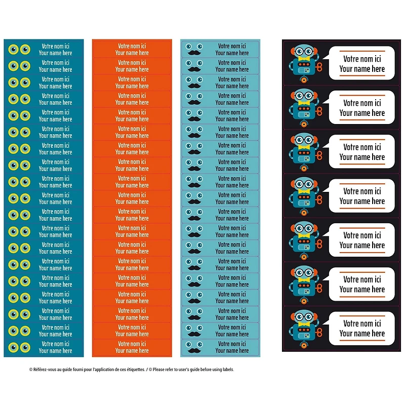 Essential Name Labels – Robots