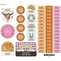 Essential Name Labels - Rodeo