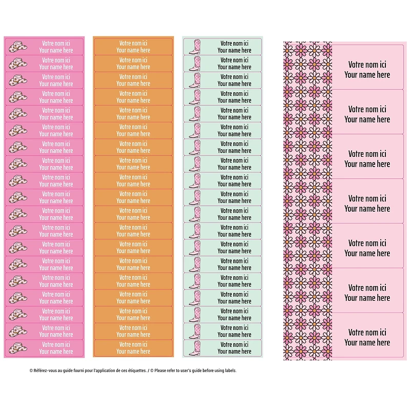 Essential Name Labels - Rodeo