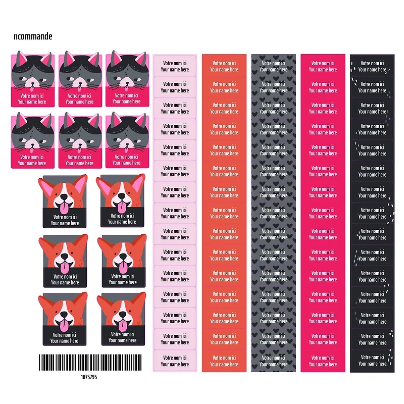 School Name Labels