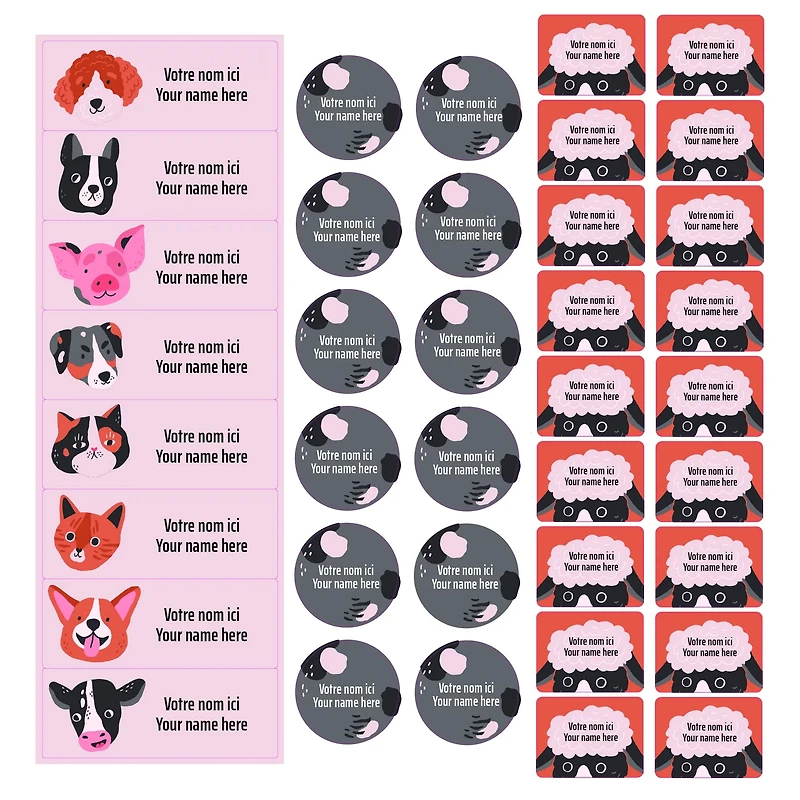 School Name Labels