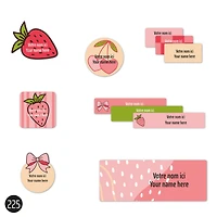 School Name Labels - Bows