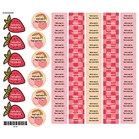 School Name Labels - Bows