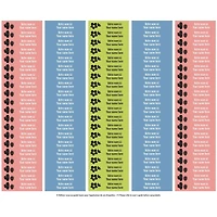 School Name Labels - Cactus