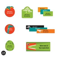 School Name Labels - Dinosaurs