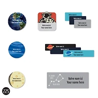 Étiquette Scolaire - Espace