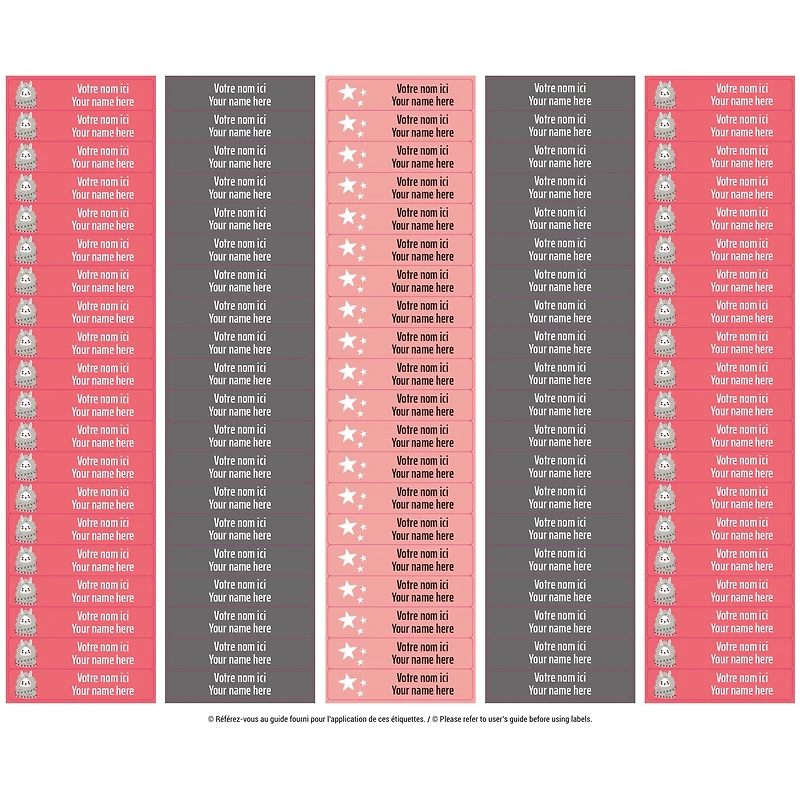 tiquettes Scolaire