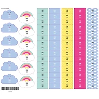 Étiquettes Scolaire - Licorne