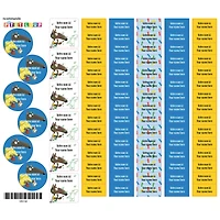 School Name Labels - Little Wolf