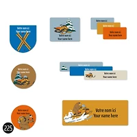Étiquettes Scolaire - Motoneige (EXCLUSIVITÉ CLÉMENT X BIRDZ)