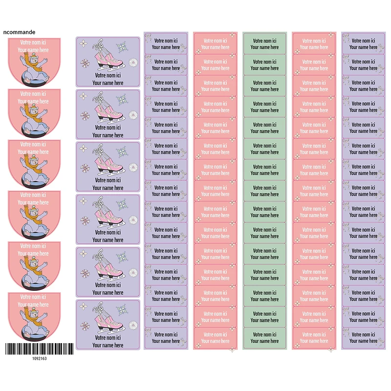 tiquettes Scolaire