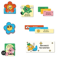 Étiquettes Scolaire - Rétro