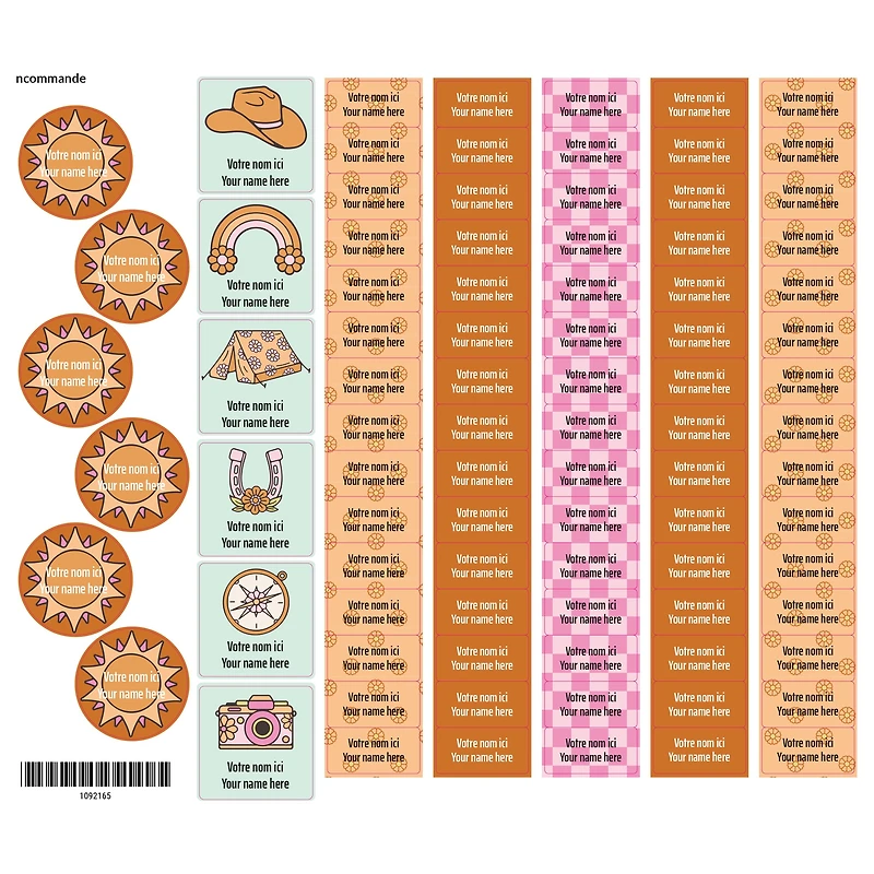 School Name Labels