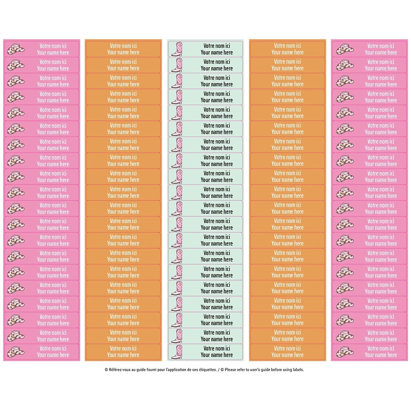 School Name Labels