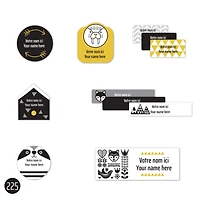 School Name Labels - Scandinavian